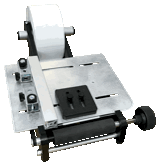 manual small round bottle and vial labeling machine